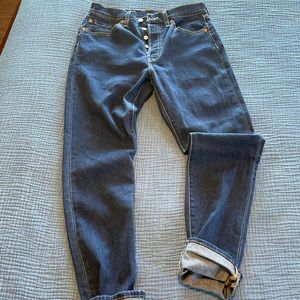 Levi’s 501 skinny dark wash